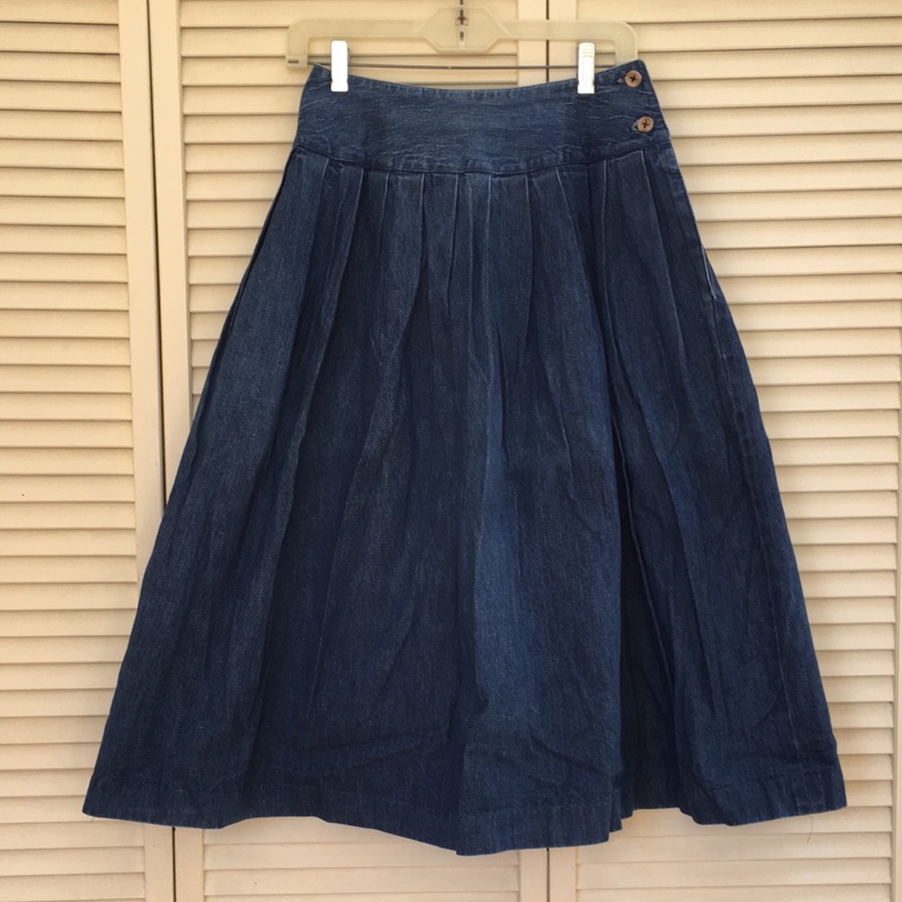 Vintage skirt - jeans material